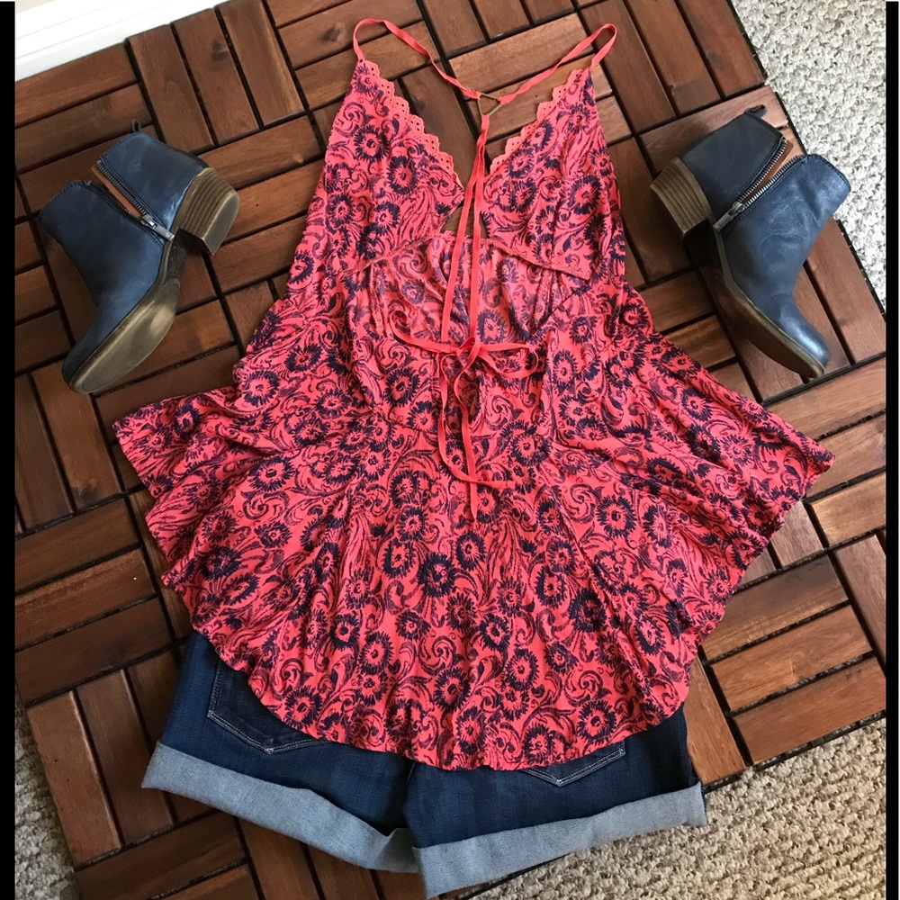 Free People printed  top - Picture 3 of 7